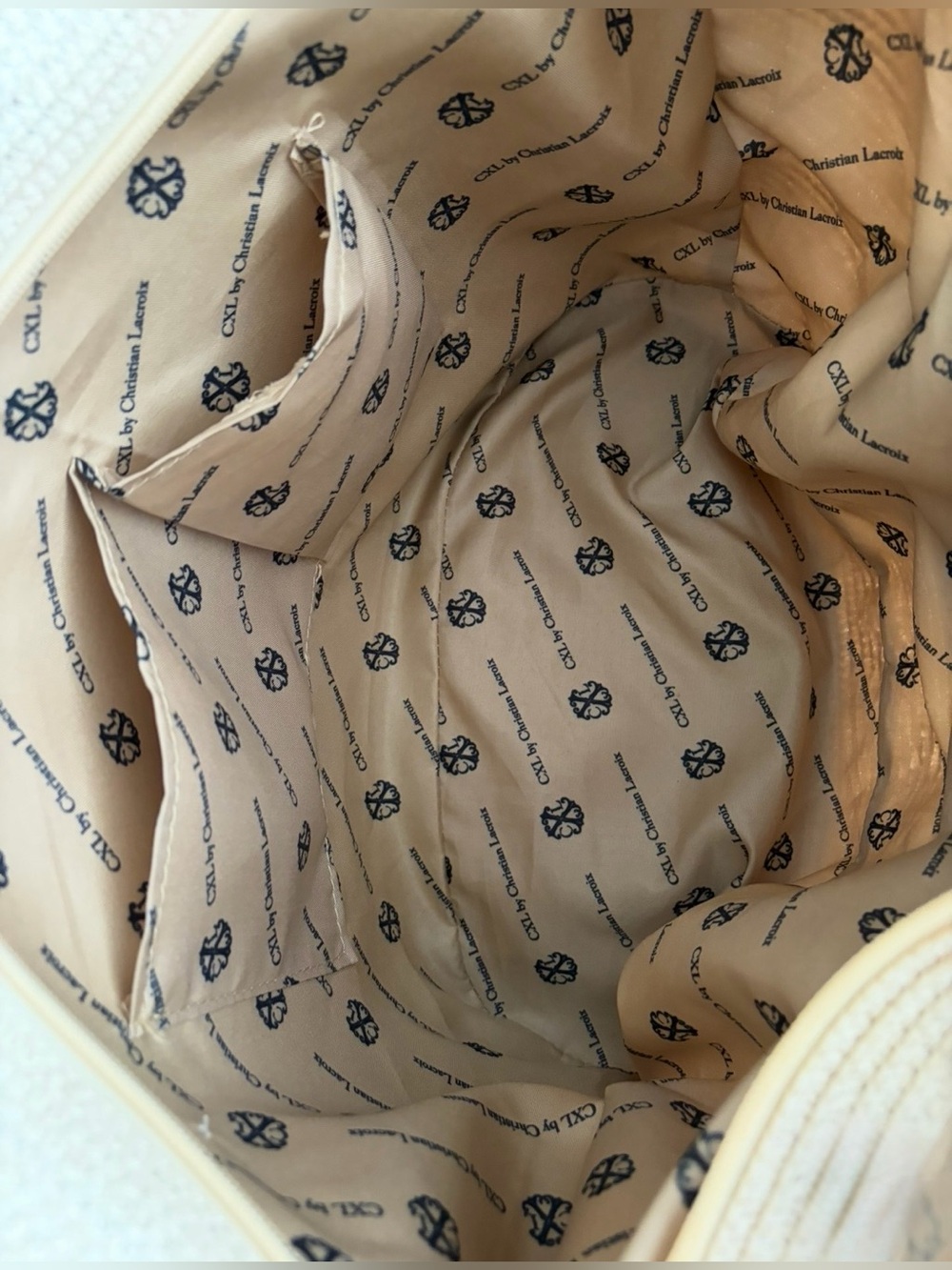 CHRISTIAN LACROIX CXL Paloma Straw 2-In-1 Hat & Tote Bag Set - Picture 9 of 15